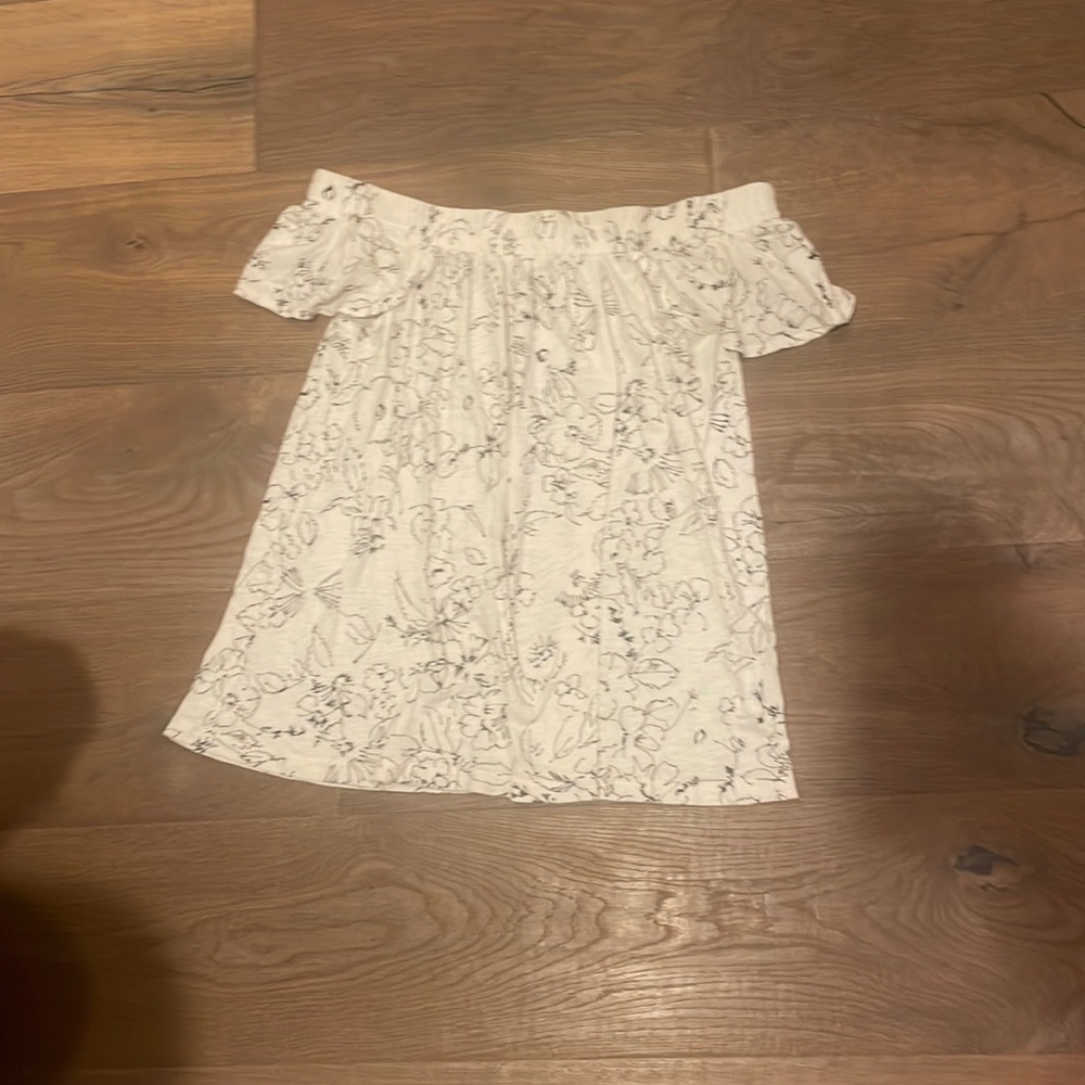 Micheal stars off shoulder shirt
